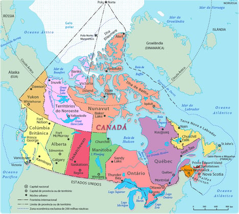 mapa-politico-canada